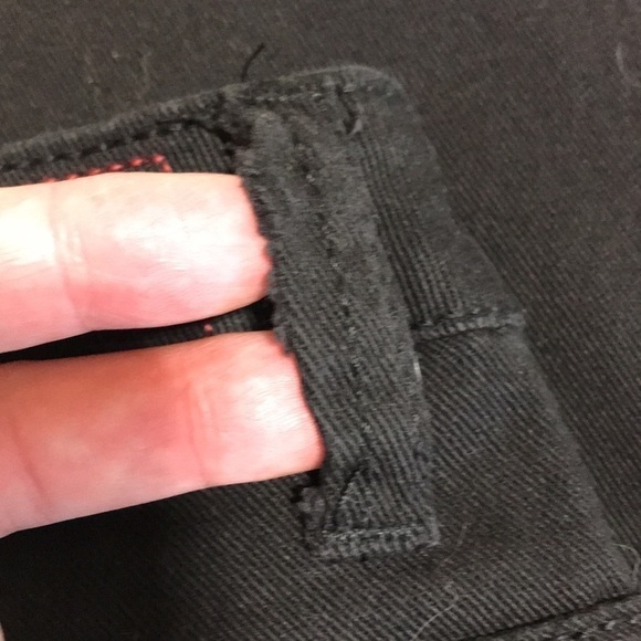 ADAM LEVINE—THE SKINNY—Women’s Dark Wash Black Denim Skinny Jeans—Sz 7/8 - Picture 11 of 13